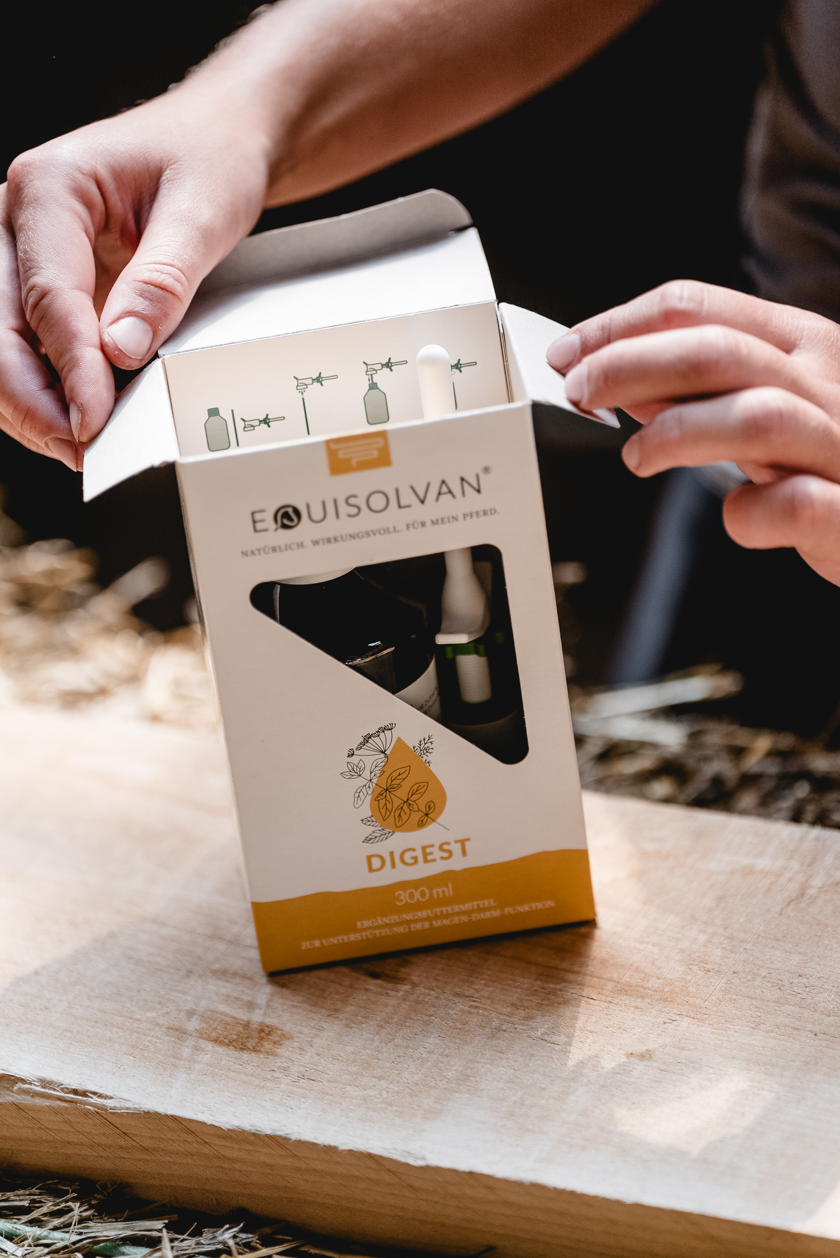 Fütterung mit Equisolvan®